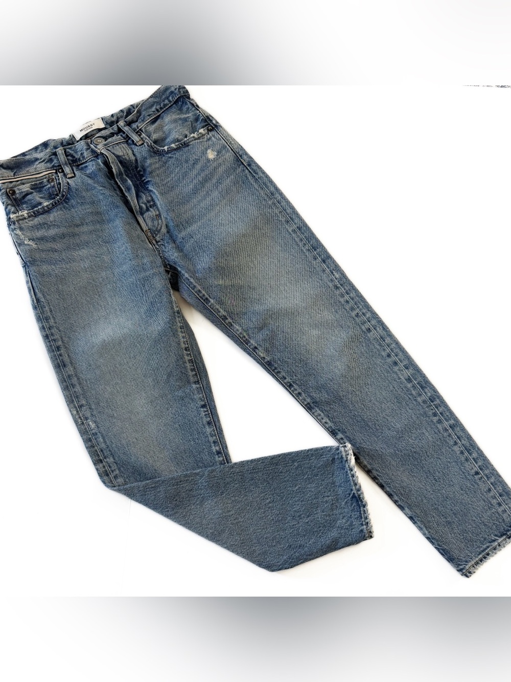 Moussy Vintage Jeans Womens 26 Button Fly High Rise Straight